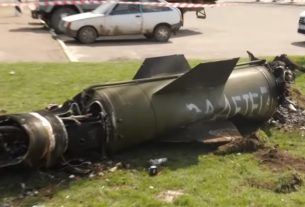 Kramatorszkba becsapódott rakéta