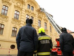 Tűzoltók Szegeden