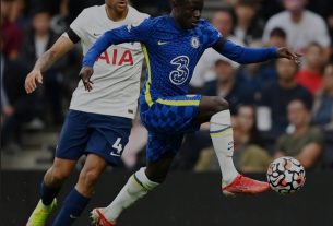 Ngolo Kante Chelsea játékosa a Tottenham ellen