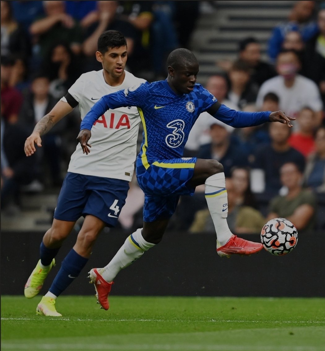 Ngolo Kante Chelsea játékosa a Tottenham ellen